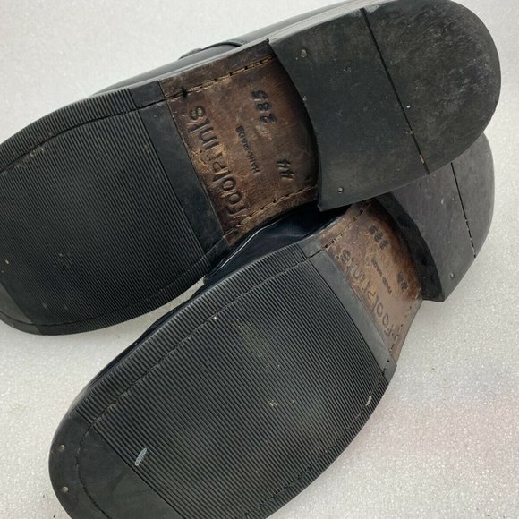 Birkenstock Footprints Mens Shoes Black Leather